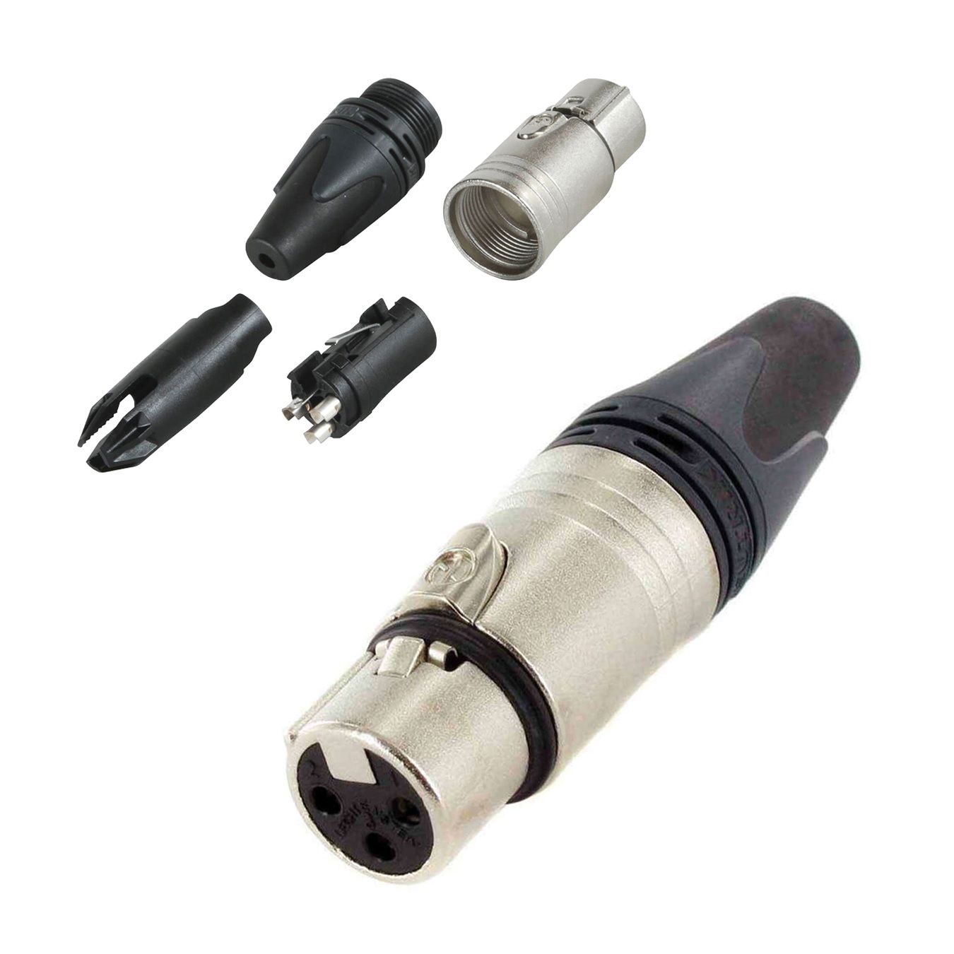 فیش کنون XLR مادگی حرفه ای NC3FXX فیش کنون XLR مادگی حرفه ای NC3FXX