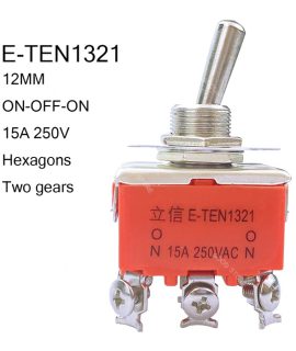 کلید کلنگی دو حالته 6 پایه بزرگ E-TEN 1321