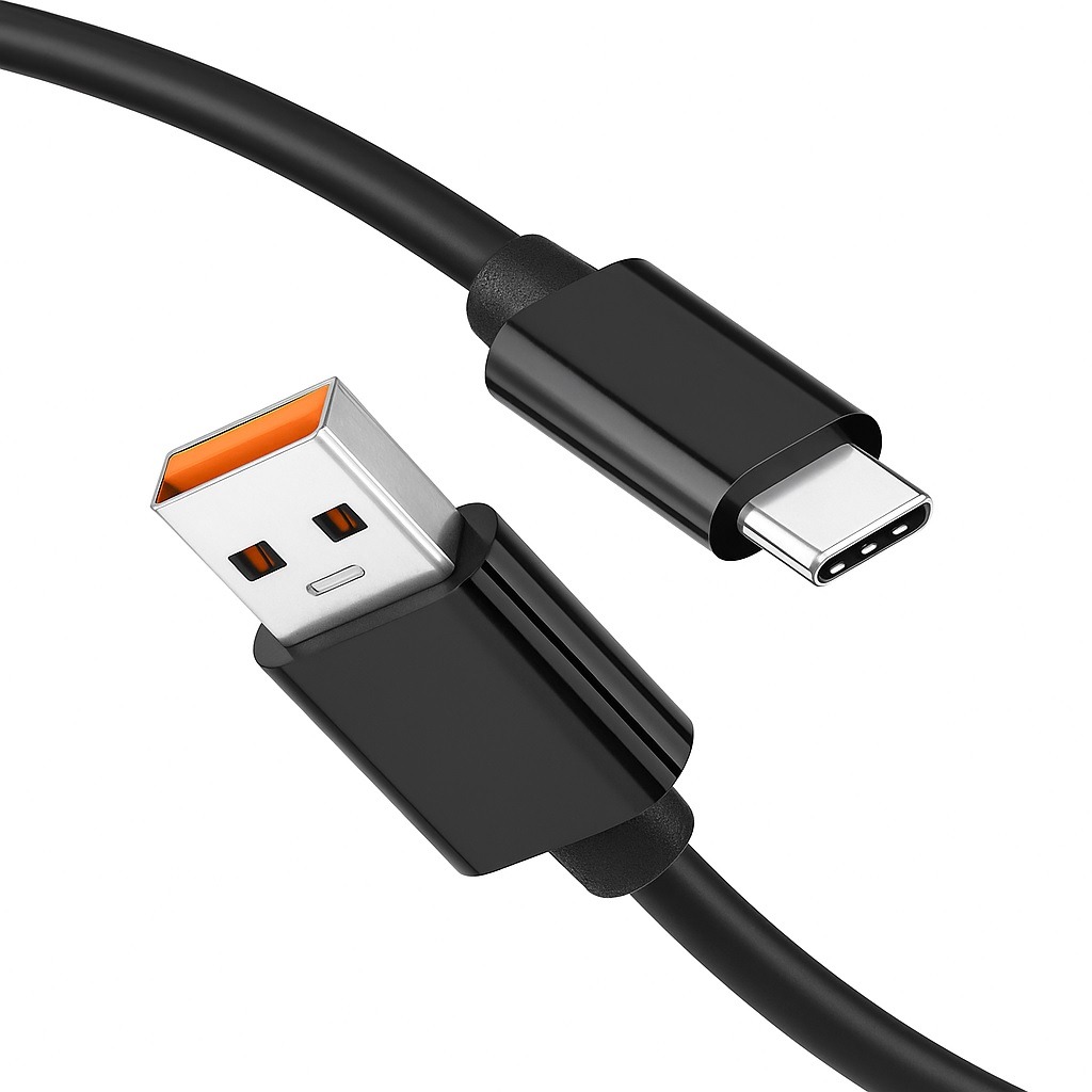 کابل شارژ USB سوکت تایپ C طول 1 متری کابل شارژ USB سوکت تایپ C طول 1 متری