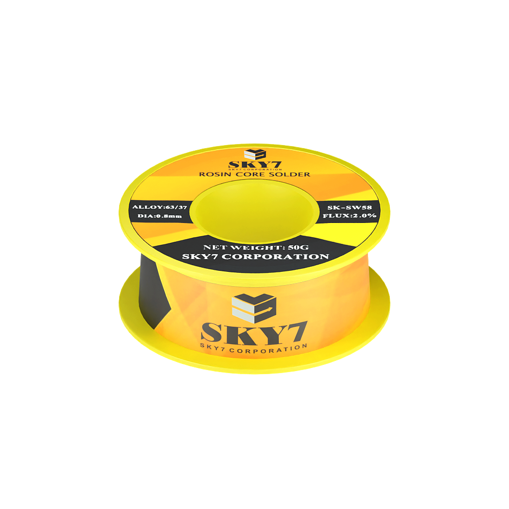 سیم لحیم 0.8 پنجاه گرم اسکای سون SKY7 سیم لحیم 0.8 پنجاه گرم اسکای سون SKY7