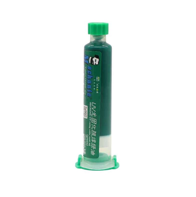 رنگ محافظ مدار چاپی UV سبز Mechanic 1 رنگ محافظ مدار چاپی UV سبز Mechanic
