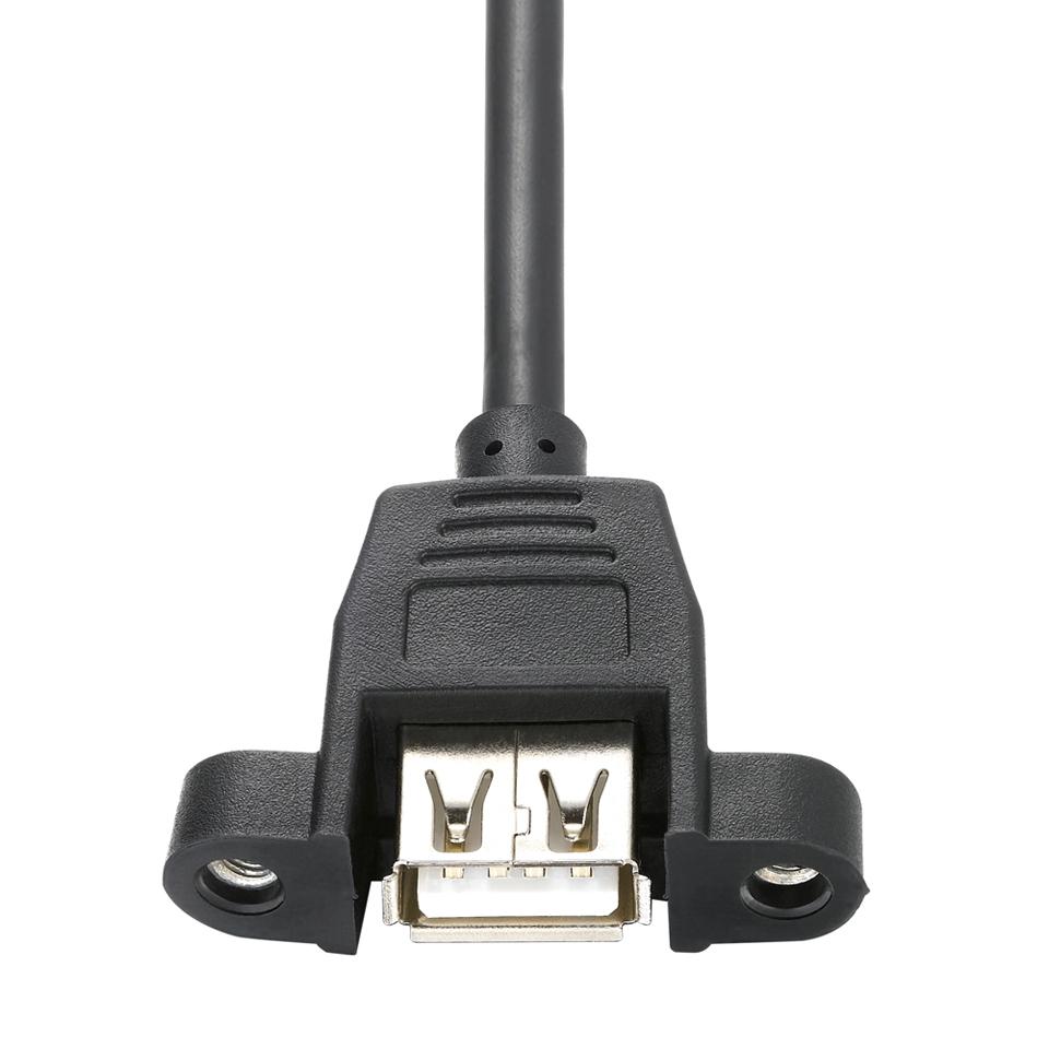 کابل USB روپنلی پیچ دار 30cm کابل USB روپنلی پیچ دار 30cm