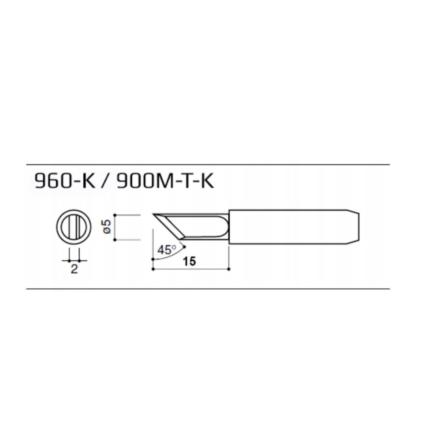 نوک هویه سرامیکی کاتری کوییک Quick 960-K نوک هویه سرامیکی کاتری کوییک Quick 960-K
