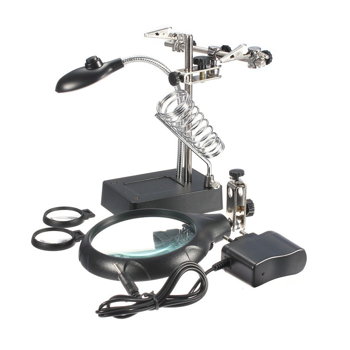 گیره مونتاژ حرفه ای سه ذره بین MG16129-C گیره مونتاژ حرفه ای سه ذره بین MG16129-C