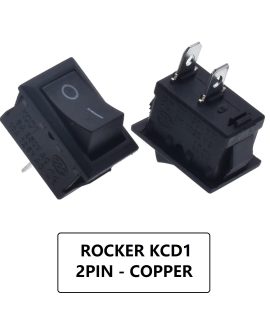 کلید راکر متوسط دو حالت 2 پایه KCD1-101 - مرغوب