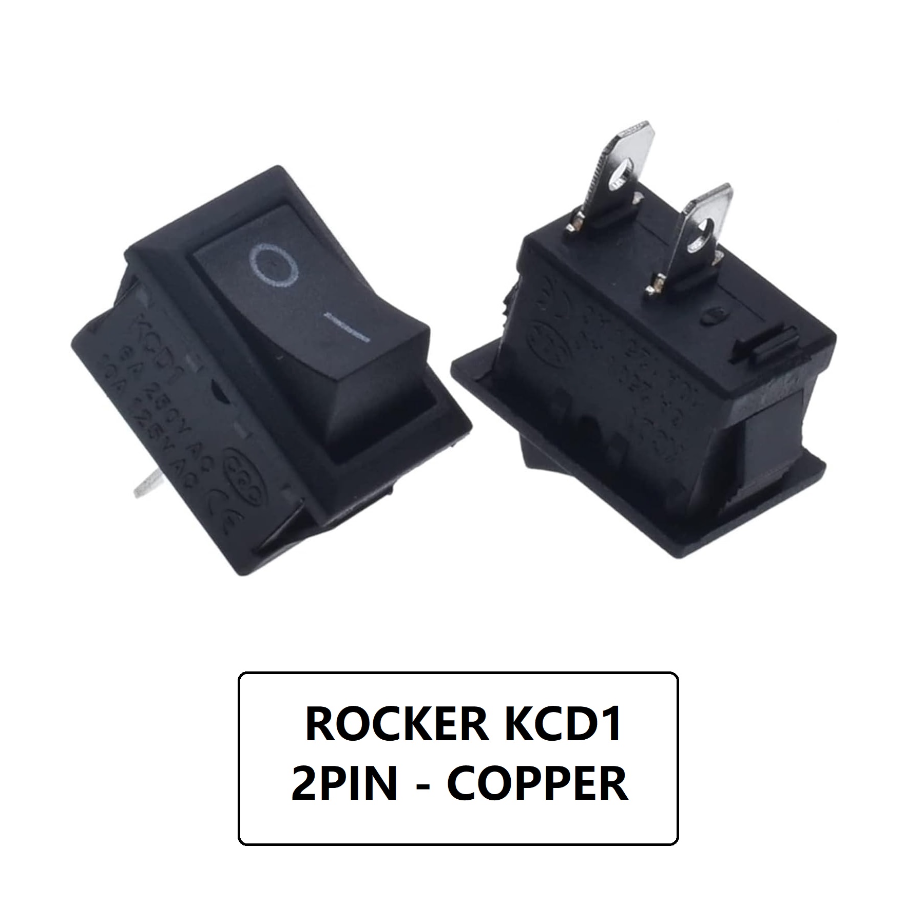 کلید راکر متوسط دو حالت 2 پایه KCD1-101 - مرغوب کلید راکر متوسط دو حالت 2 پایه KCD1-101 - مرغوب