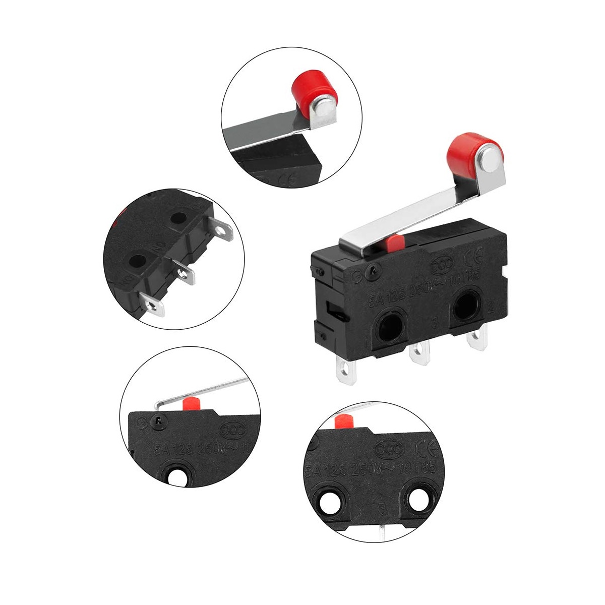 میکروسوئیچ اهرم دار غلطکی KW11-3Z میکروسوئیچ اهرم دار غلطکی KW11-3Z