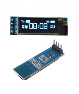 ماژول نمایشگر OLED آبی 0.91 اینچ دارای ارتباط I2C