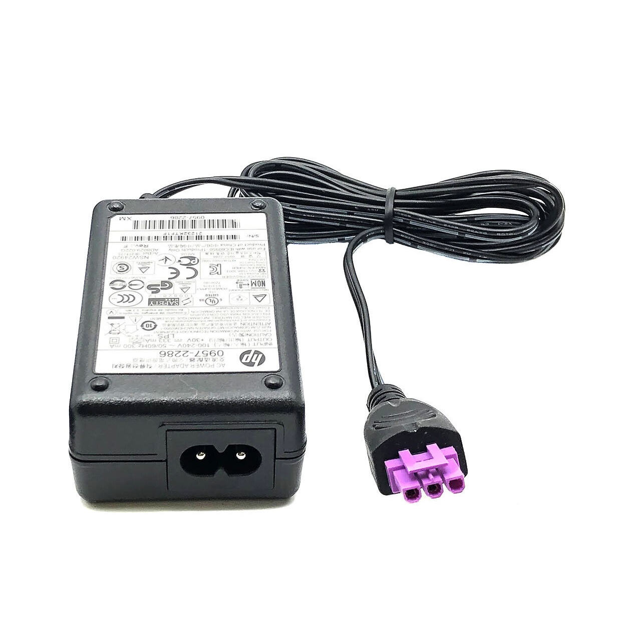 آداپتور پرینتر جوهرافشان HP سوکت بنفش 30V/333MA آداپتور پرینتر جوهرافشان HP سوکت بنفش 30V/333MA