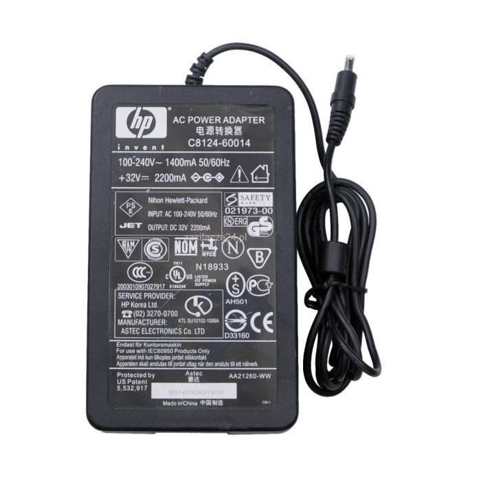 آداپتور اسکنر و پرینتر 32 ولت HP آداپتور اسکنر و پرینتر 32 ولت HP