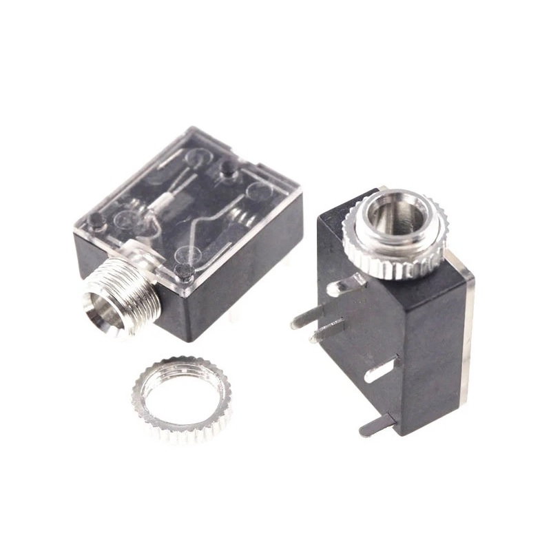 جک مادگی رو بردی مهره خور AUX 3.5mm جک مادگی رو بردی مهره خور AUX 3.5mm