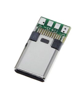 سوکت نری USB-C سرکابلی 4P - تولیدی
