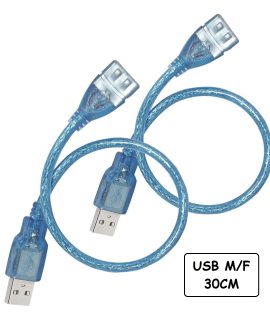 کابل افزایش طول کوتاه 2.0 USB طول 30 سانتی متر