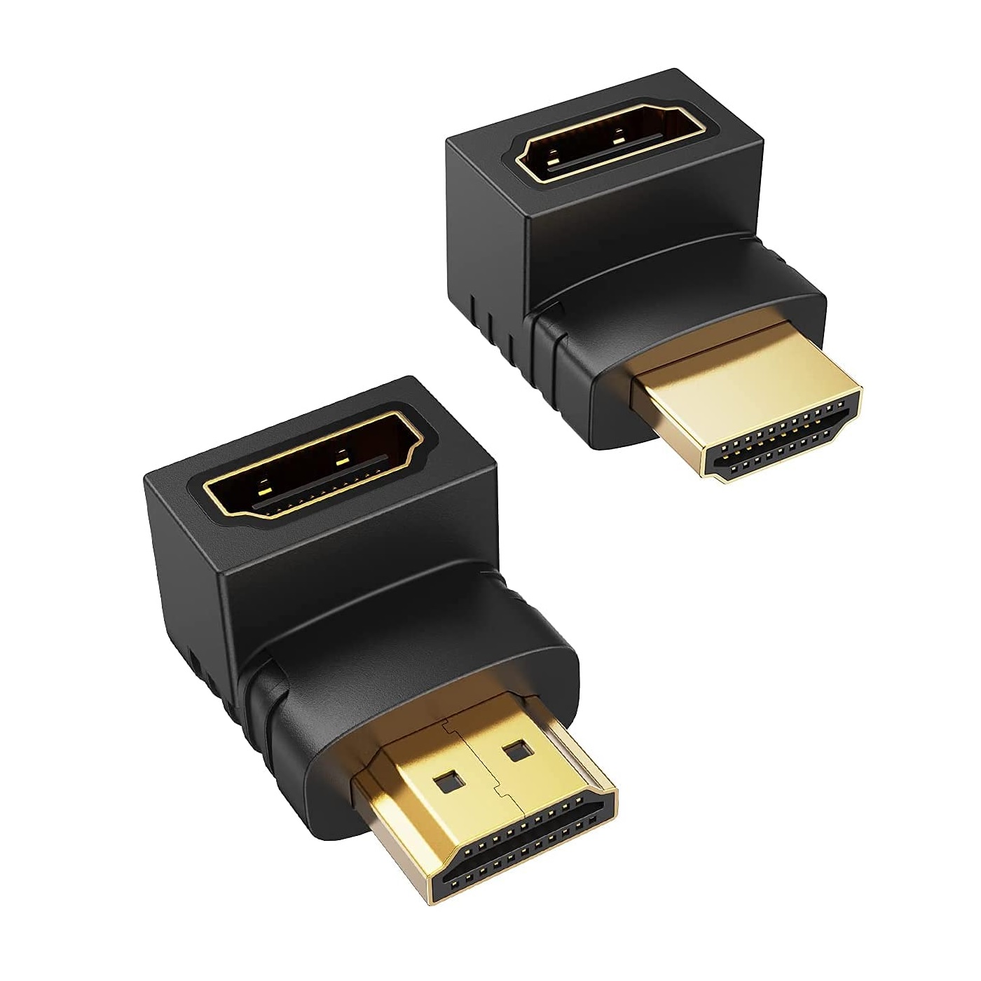تبدیل نری به مادگی HDMI چپقی 90 درجه تبدیل نری به مادگی HDMI چپقی 90 درجه