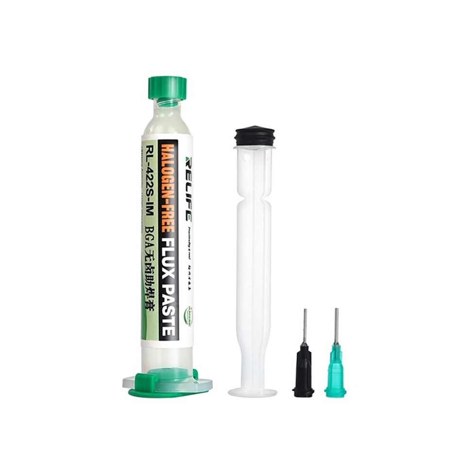 خمیر فلاکس ریلایف RL-422S-IM + دسته تزریق خمیر فلاکس ریلایف RL-422S-IM + دسته تزریق