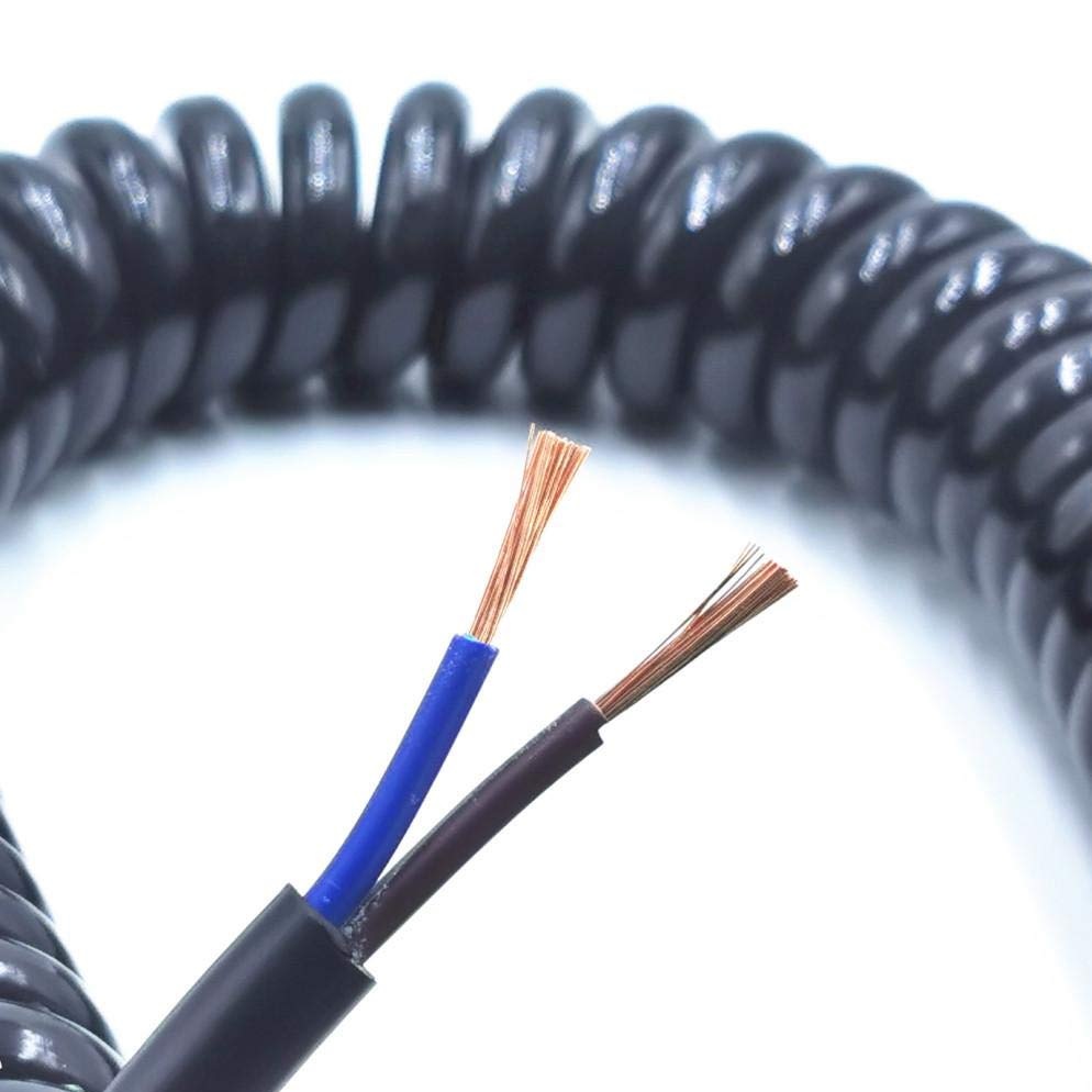 کابل پاور فنری 2 رشته 16AWG آمپر بالا - خارجی کابل پاور فنری 2 رشته 16AWG آمپر بالا - خارجی