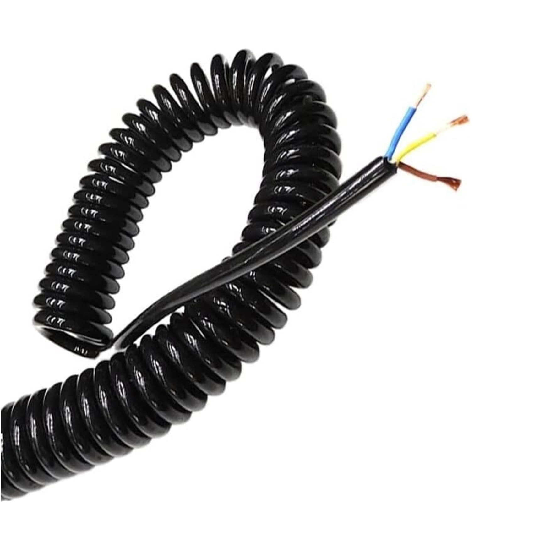 کابل پاور فنری 3 رشته 16AWG آمپر بالا - خارجی کابل پاور فنری 3 رشته 16AWG آمپر بالا - خارجی