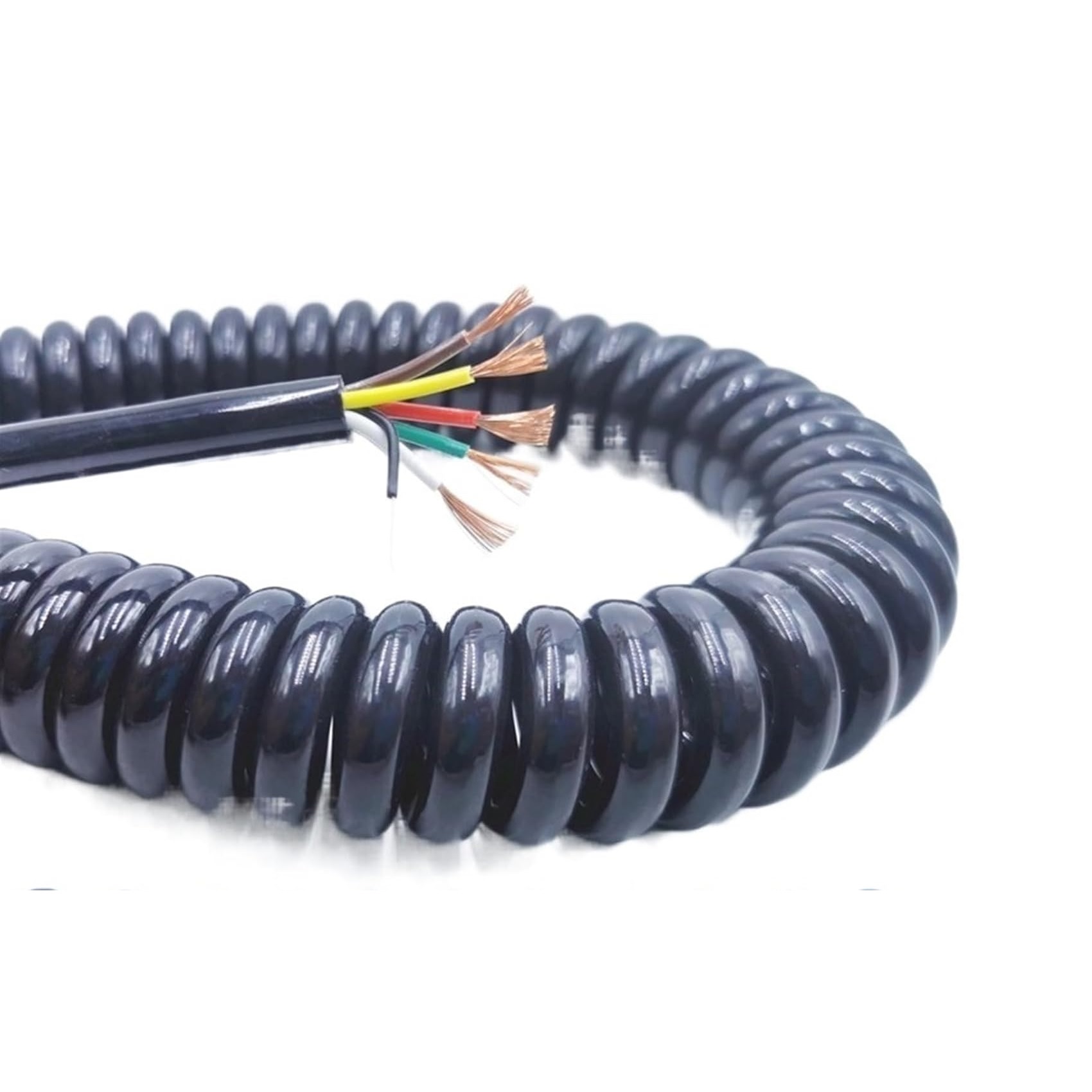 کابل فنری 6 رشته 26AWG - خارجی