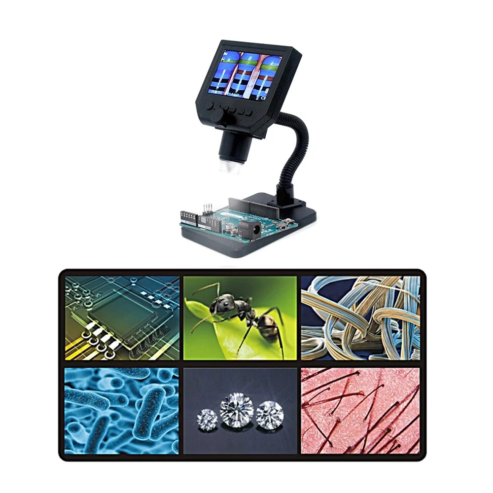 میکروسکوپ دیجیتال G600 با نمایشگر - پایه دار میکروسکوپ دیجیتال G600 با نمایشگر - پایه دار