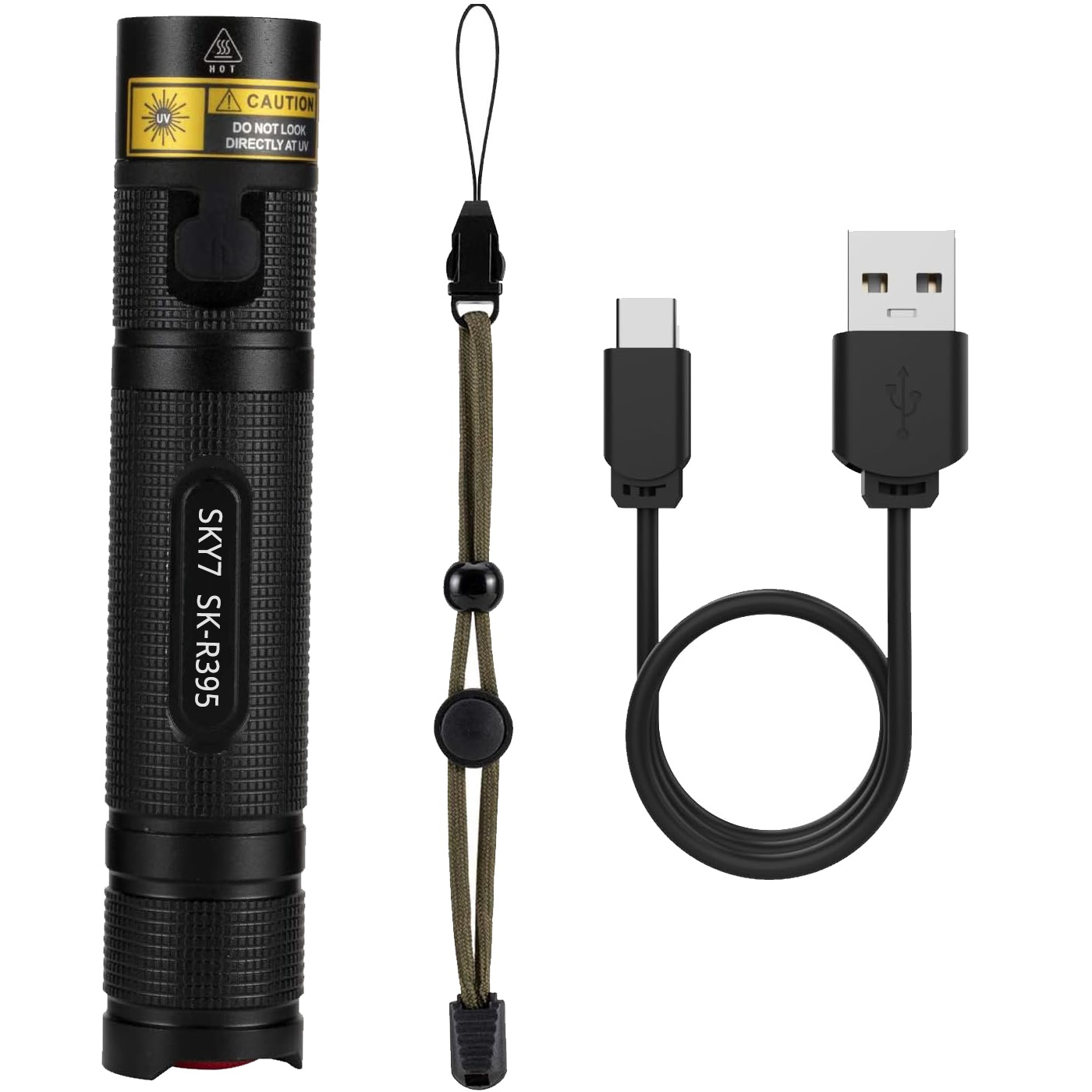 چراغ قوه یووی 395nm اسکای سون SK-R395 حرفه ای