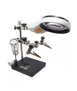 گیره مونتاژ ذره بین دار حرفه ای چراغ دار MG16129-AC1