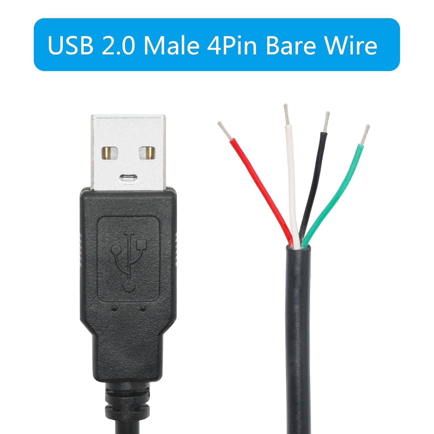 کابل تعمیری USB چهار رشته تمام مس کابل تعمیری USB چهار رشته تمام مس