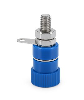 فیش موزی مادگی متوسط 4mm آبی