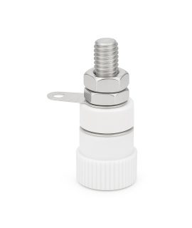 فیش موزی مادگی متوسط 4mm سفید