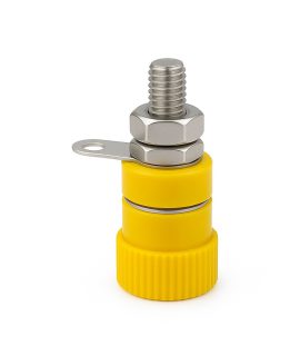 فیش موزی مادگی متوسط 4mm زرد