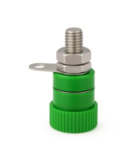 فیش موزی مادگی متوسط 4mm سبز