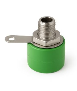 فیش موزی مادگی کوچک 4mm سبز