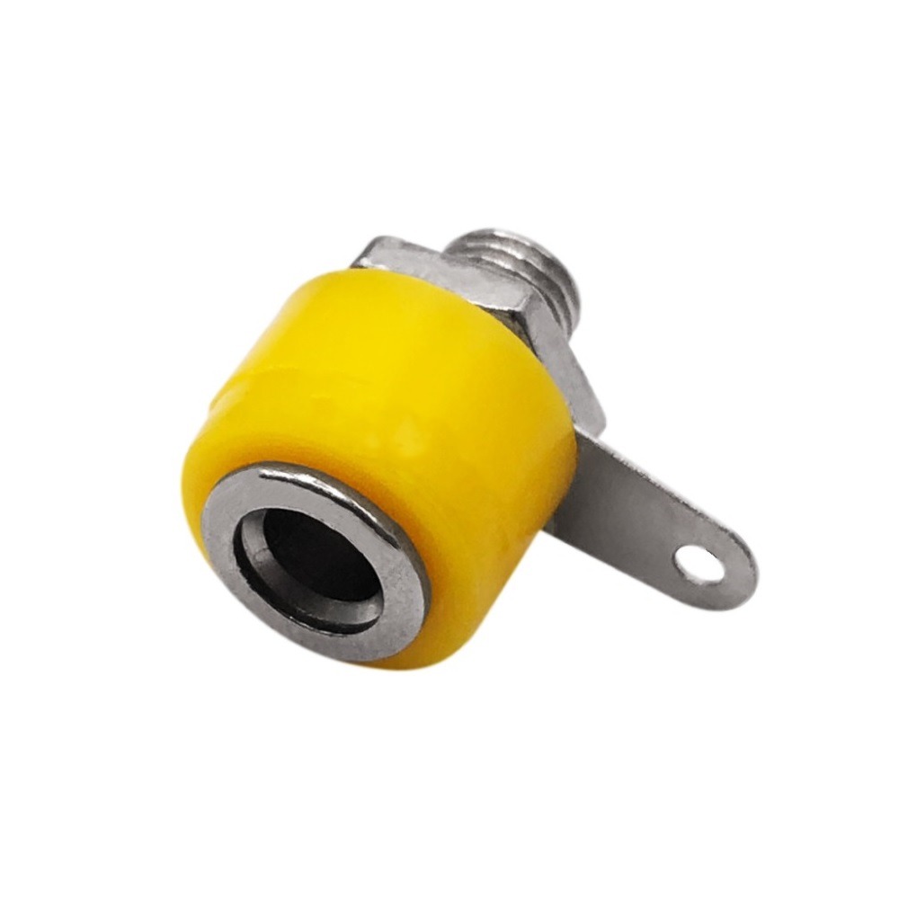فیش موزی مادگی کوچک 4mm زرد