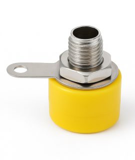 فیش موزی مادگی کوچک 4mm زرد