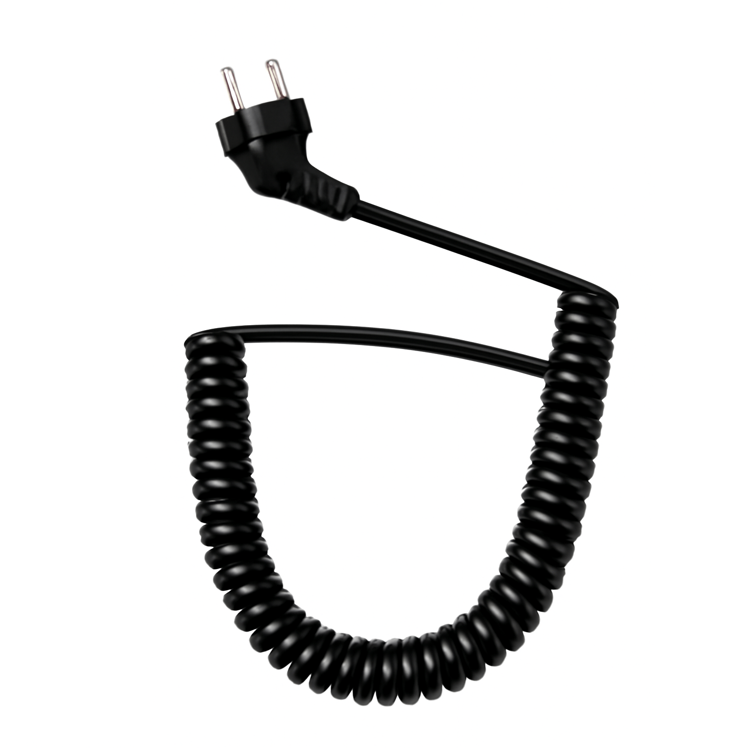 کابل پاور فنری دوشاخه دار 2 رشته 16AWG آمپر بالا - خارجی کابل پاور فنری دوشاخه دار 2 رشته 16AWG آمپر بالا - خارجی