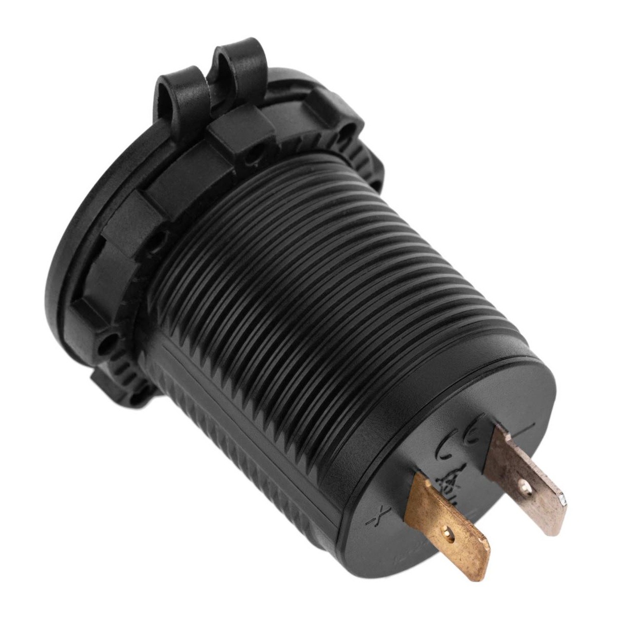 شارژر فندکی USB روپنلی خودرو 2 خروجی 5V چراغ دار شارژر فندکی USB روپنلی خودرو 2 خروجی 5V چراغ دار