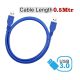 کابل لینک USB3.0 طول 50 سانتی متری ضخیم 1 کابل لینک USB3.0 طول 50 سانتی متری ضخیم