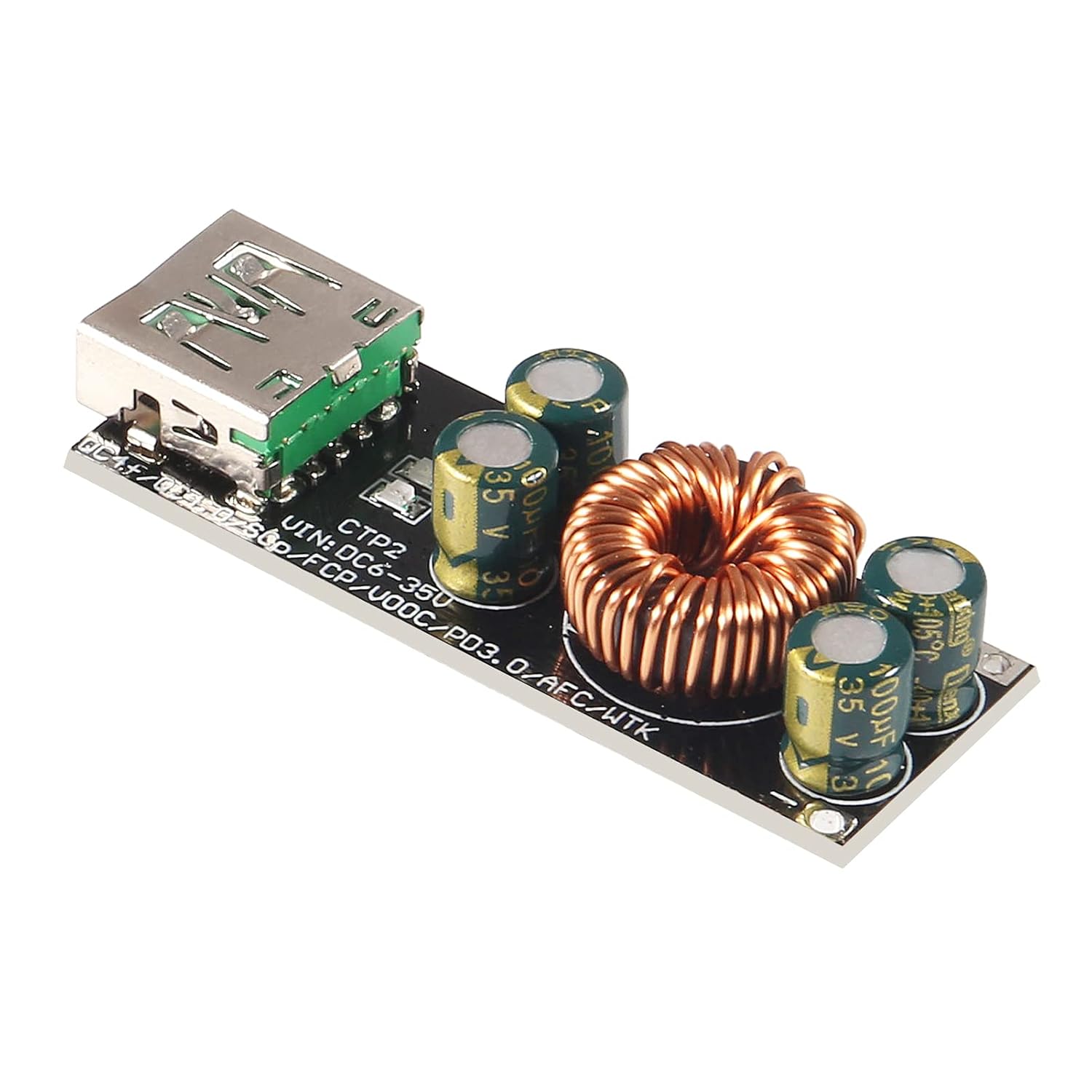 ماژول فست شارژ QC4.0 / QC3.0 با خروجی USB و Type-C ماژول فست شارژ QC4.0 / QC3.0 با خروجی USB و Type-C
