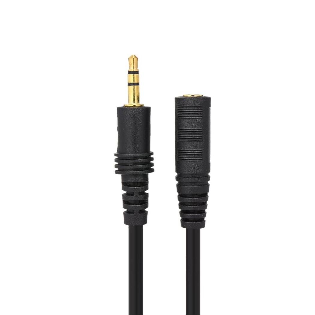 رابط افزایش طول aux جک 3.5mm طول 1.5 متری رابط افزایش طول aux جک 3.5mm طول 1.5 متری