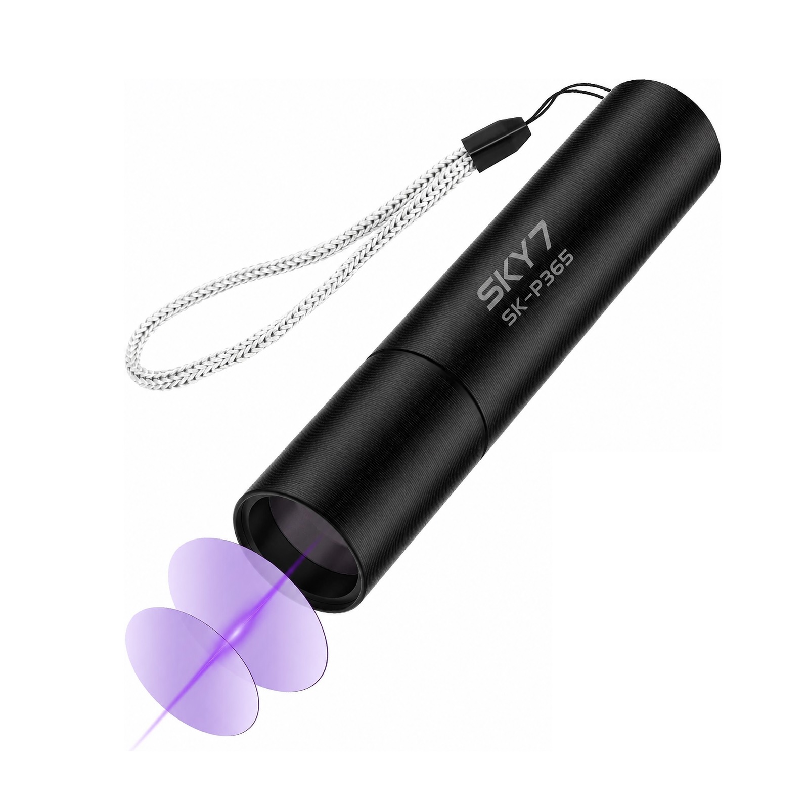 چراغ قوه یووی 365nm اسکای سون SK-P365 پاوربانک دار چراغ قوه یووی 365nm اسکای سون SK-P365 پاوربانک دار