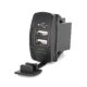 پورت شارژ USB توکار دوبل پنلی طرح راکر 5 ولت